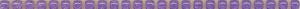 Бордюр настенный Бисер 6x200 фиолетовый