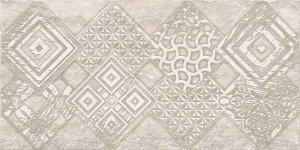 Декор настенный Ascoli Grey Geometria 315x630 серый