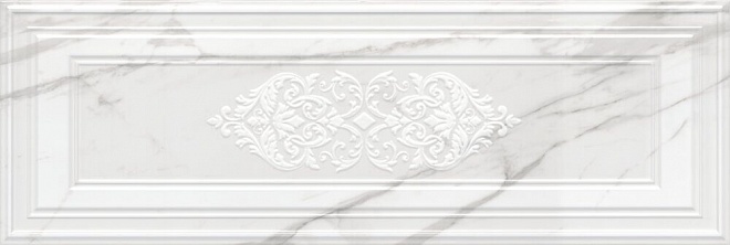 Декор настенный Прадо 400x1200 белый 14041R\\3F