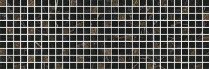 Декор настенный мозаичный Астория 250x750 черный