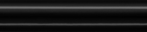 Бордюр настенный Граньяно 30x150 черный BLD012
