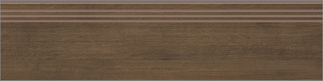 Ступень Вуд Классик (Wood Classic) 300x1200 лаппатированная LMR темно-коричневый