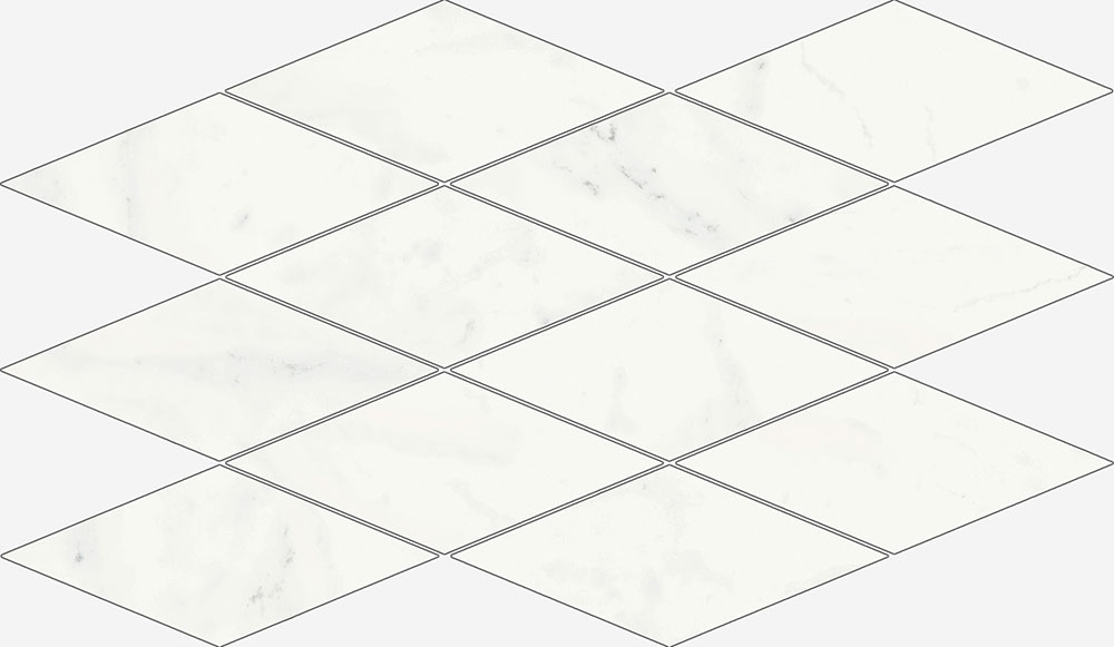 Мозаика Charme Deluxe (Шарм Делюкс) Бьянко Микеланжело Даймонд 280x480 люкс белая