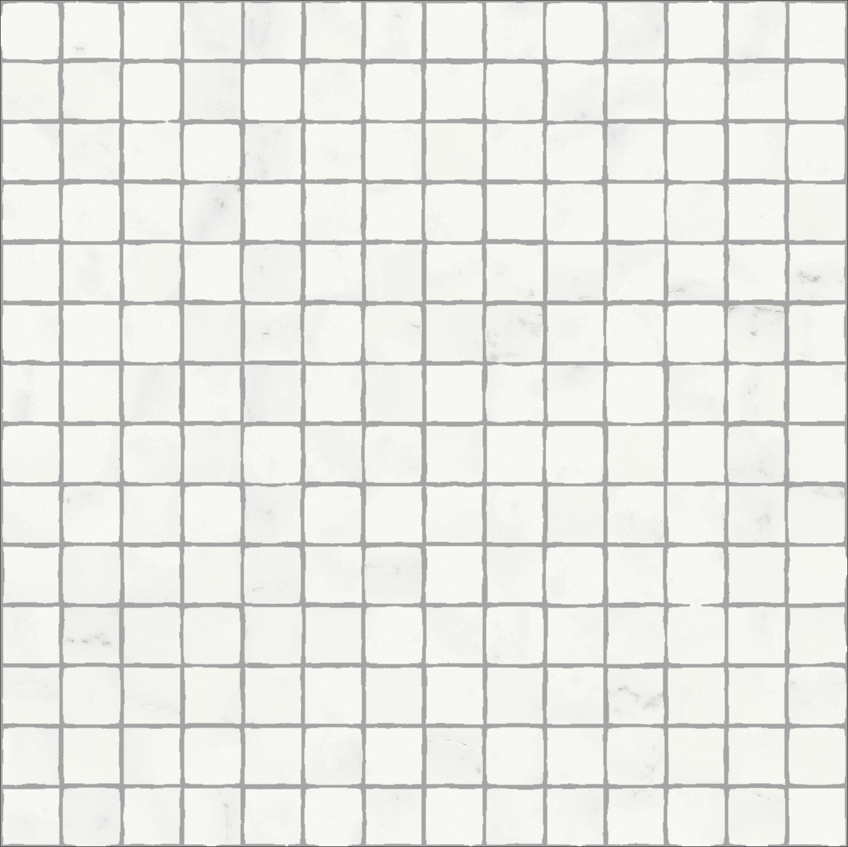 Мозаика Charme Deluxe (Шарм Делюкс) Бьянко Микеланжело Сплит 300x300 патинированная белая