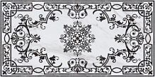 Керамогранит Монте Тиберио 1195x2385 декорированный белый