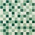 Мозаика Acquarelle Peppermint 300x300x4 зеленая