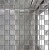 Зеркальная мозаика С50Х50 300x300 серебро+хрусталь (с чипом 25x25)