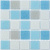 Мозаика Sabbia Azzuro 327x327x4 голубая