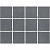 Плитка настенная Амальфи 99x99 серая темная (полотно 300x400 из 12 частей) 1290