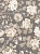 Панно настенное Фиори Гриджо Цветы 600x800 серое 1608-0116 (из 4 шт.)