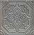 Декор настенный Салинас 150x150 серый SSA001