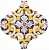 Декор настенный Арабески Майолика орнамент 65x65 OP\A159\65000