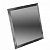 Плитка зеркальная Квадрат 150x150 графит (с фацетом 10 мм)