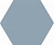 Плитка настенная Аньет 200x231 голубая темная 24007