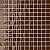 Мозаика Темари темно-коричневая 20046