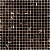 Мозаика Nero Oriente 305x305x7 полированная черная