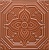 Декор настенный Салинас 150x150 оранжевый SSA005