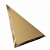 Плитка зеркальная Треугольник угол 150 мм бронза матовая (с фацетом 10 мм)