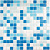 Мозаика Bonaparte Aqua 200 327x327 синяя