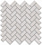 Декор настенный Грасси мозаичный 300x315 серый светлый 190\001