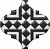 Декор настенный Арабески орнамент 65x65 черный OS\A25\65000