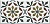 Декор настенный Клемансо 74x150 орнамент белый STG\B618\16000