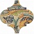 Декор настенный Арабески Котто орнамент 65x65 бежевый OP\A164\65000