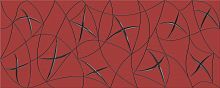 Декор настенный Vela Carmin Stella 201x505 красный