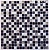 Мозаика Bonaparte Galaxy 300x300 черно-белая