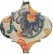 Декор настенный Арабески Котто орнамент 65x65 бежевый OP\A162\65000