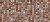 Плитка настенная Hammam 200x440 коричневая HAG111