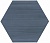 Плитка настенная Макарена 200x231 синяя 24016