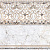 Декор напольный Pareto 610x610 серый DFU04PTO007