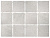 Плитка настенная Караоке 98x98 серая 1220H (полотно 300x400 из 12 частей 98x98)
