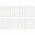 Плитка настенная Суррей 200x200 белая (6 вариантов без выбора) 5226