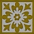 Декор Charme Evo (Шарм Эво) Тоццетто Лэйди Голд 72x72 коричневый (4 рисунка без выбора)