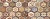 Плитка настенная Navarra Mocca Arabesco 201x505 коричневая