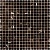 Мозаика Nero Oriente 305x305x7 полированная черная