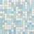 Мозаика Sabbia Azzuro 327x327x4 голубая