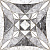 Декор напольный Canica 610x610 серый DFU04CNC007