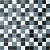 Мозаика 327x327 черно-белый СВ005
